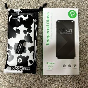 Brand new Loopy case and screen protector for iPhone 11. Bought the wrong size!